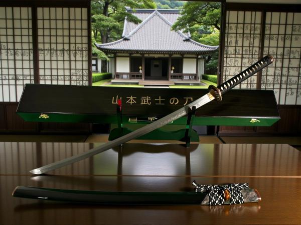 Yamamoto - Bushidō Katana mit 18-mal gefalteter Tamahagane Klinge