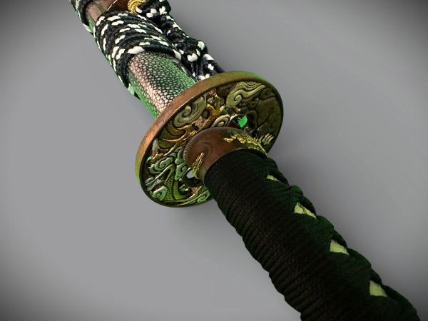 Yamamoto - Bushidō Katana mit 18-mal gefalteter Tamahagane Klinge