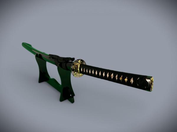 Suzaku Katana Feng Lin Handgeschmiedetes Samurai Schwert