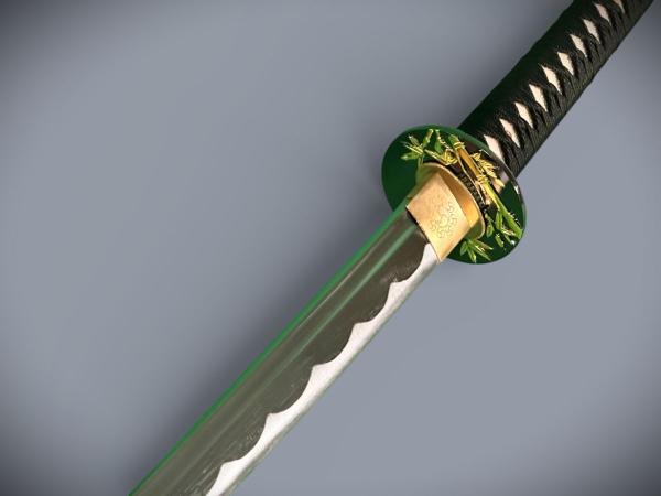 Suzaku Katana Feng Lin Handgeschmiedetes Samurai Schwert
