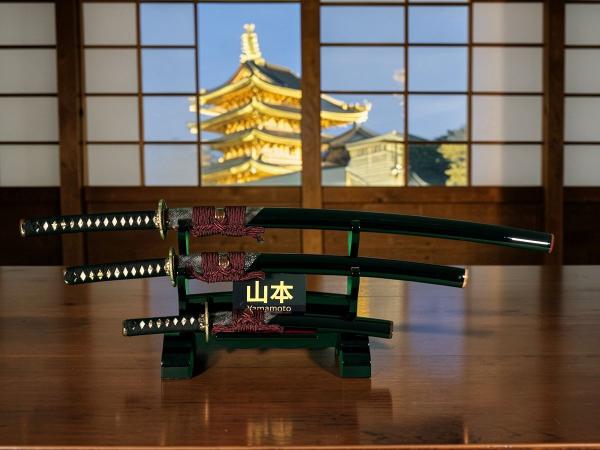 Yamamoto-Kinkaku-no-Tsurugi 金閣の剣 Schwert des Goldenen Pavillons - Schwerter-Set
