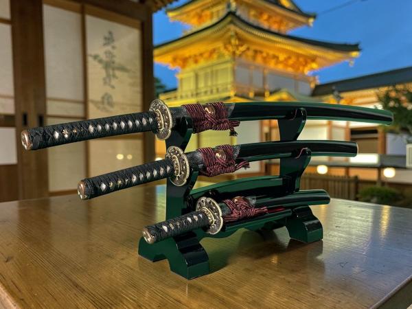 Yamamoto-Kinkaku-no-Tsurugi 金閣の剣 Schwert des Goldenen Pavillons - Schwerter-Set