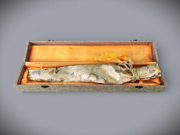 Dragon Head Tanto mit 12-mal gefalteter Klinge Handgeschmiedetes Feng Lin Samurai Schwert